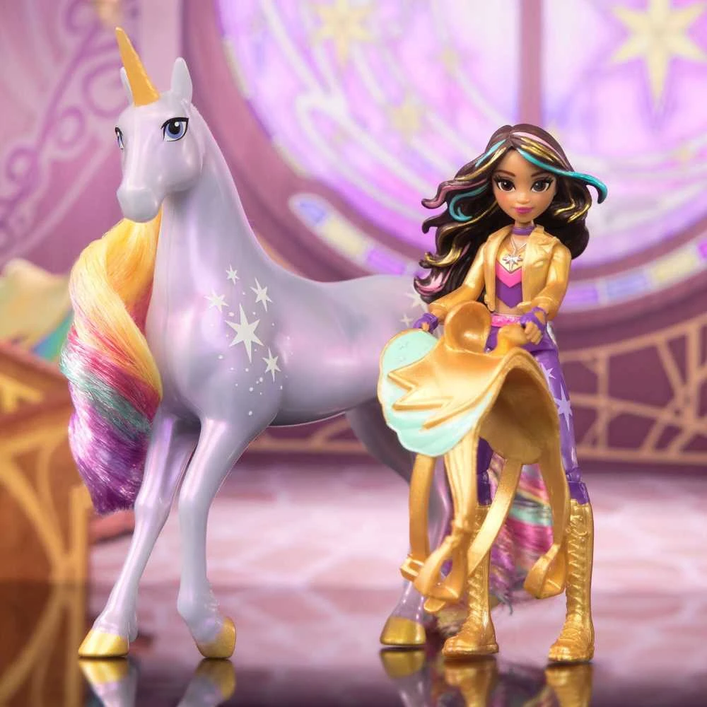 Unicorn Vienaragio akademijos rinkinys Sophia lėlė ir Wildstar vienaragio figūrėlė + vienaragio priedai Academy