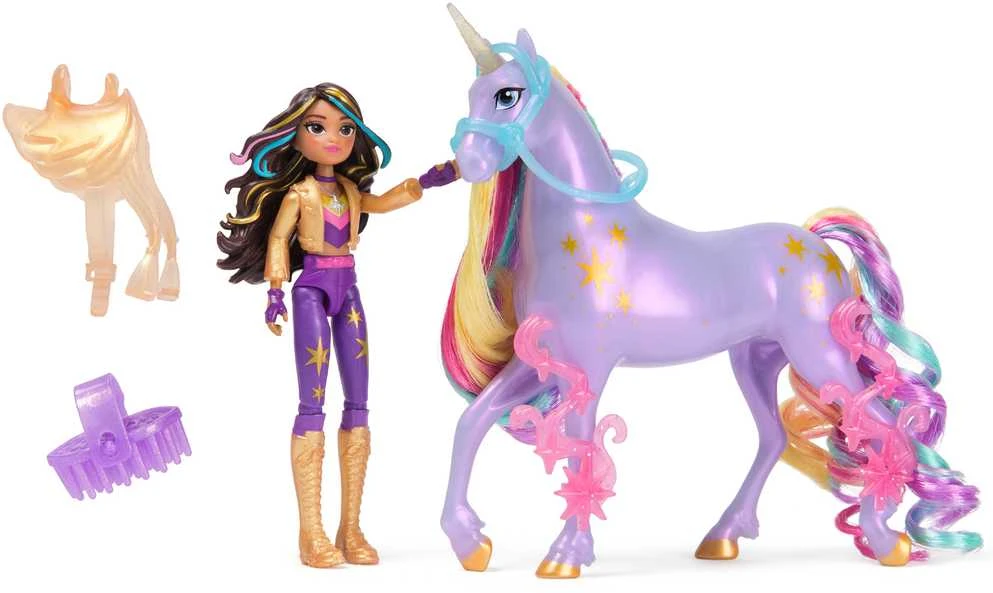 Spin Master Unicorn Academy Vienaragio akademijos lėlė ir vienaragis V2 – Sofija ir Laukinė žvaigždė (6072668)