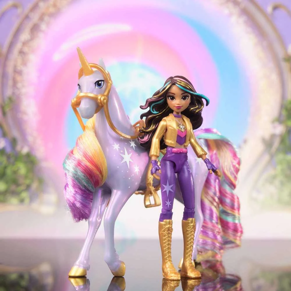 Unicorn Vienaragio akademijos rinkinys Sophia lėlė ir Wildstar vienaragio figūrėlė + vienaragio priedai Academy