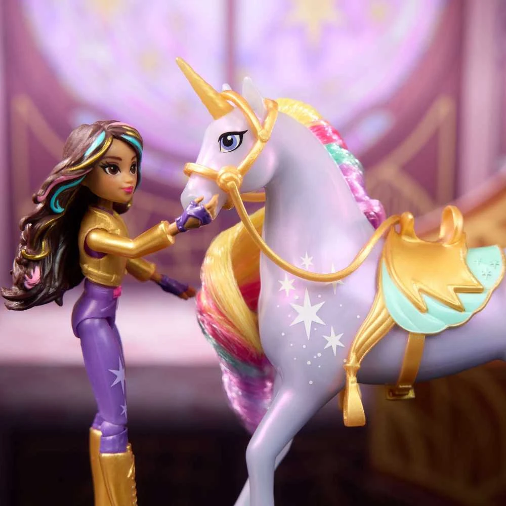 Unicorn Vienaragio akademijos rinkinys Sophia lėlė ir Wildstar vienaragio figūrėlė + vienaragio priedai Academy