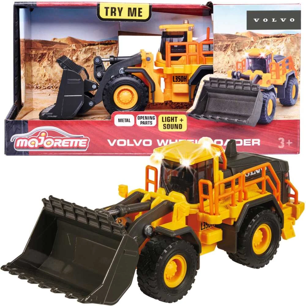 Majorette Grand Excavator Volvo Bulldezer 1:43 21cm