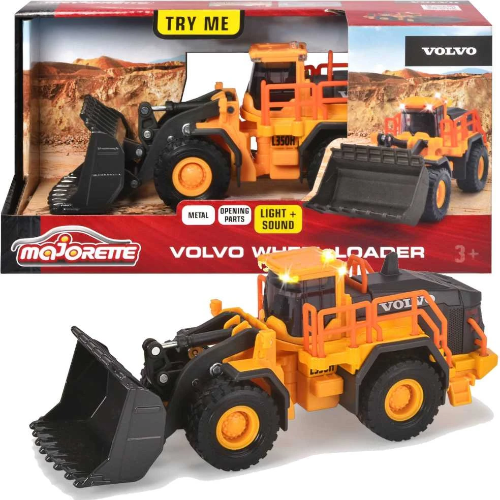 Majorette Grand Excavator Volvo Bulldezer 1:43 21cm