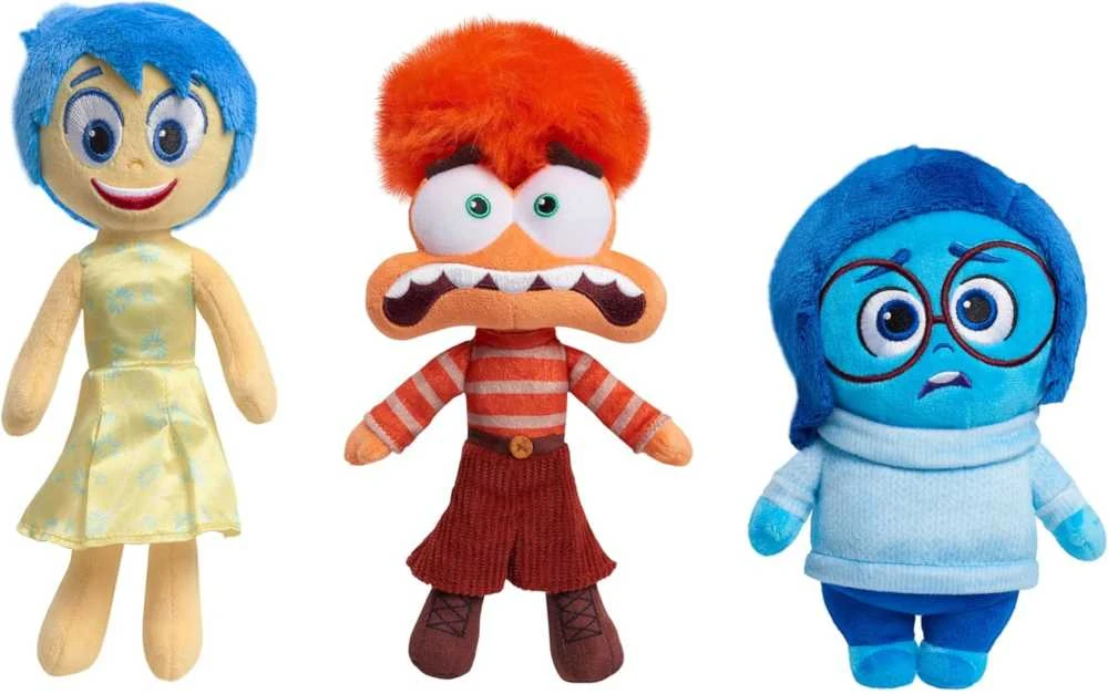 Dėlionė justplay „Inside Out 2“ oranžinė pliušinė nerimo talismanas 23cm