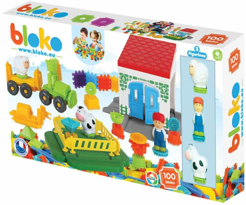 Kūrybinis konstruktorius Mochtoys Pin Bricks Ūkis 100vnt