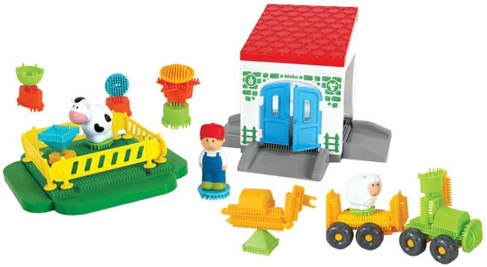 Kūrybinis konstruktorius Mochtoys Pin Bricks Ūkis 100vnt
