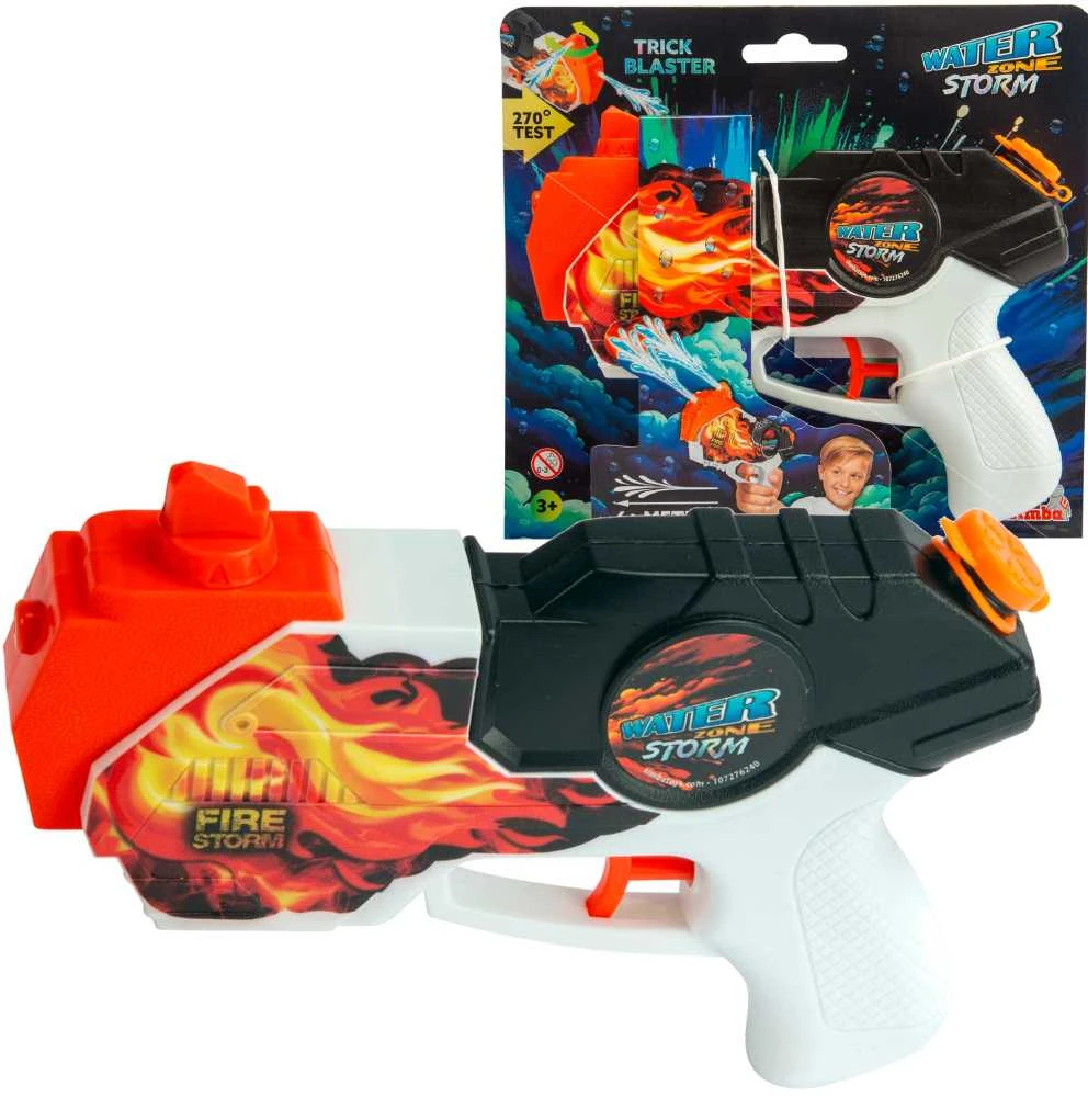 Simba „Waterzone“ vandens ginklų paleidimo priemonė „Vanduo Zone Storm Trick Blaster“.