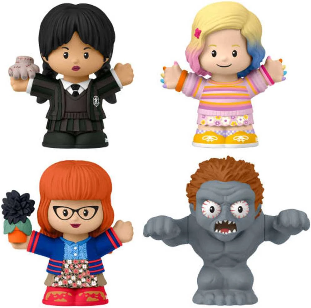 Fisher Price Trečiadienio Rinkinio kolekcinės figūrėlės 6 cm Enid Sinclair Dr Valerie Kinbott Monster Hyde