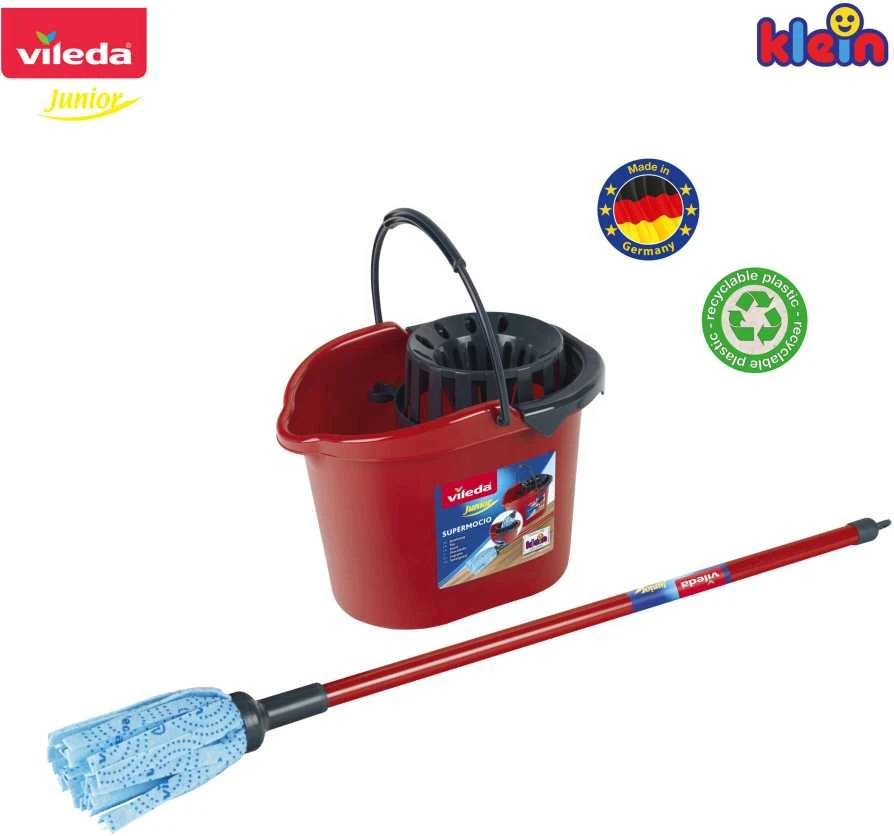 Kibiras su grindų valymo šluota vaikams Klein Vileda,