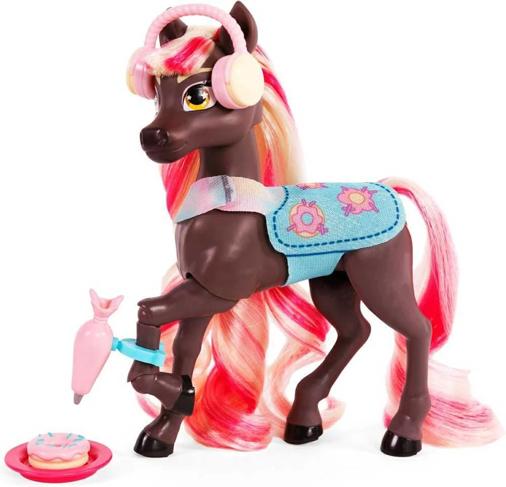 Wild Laukinių manų rinkinys Horse Pony Figūra Lana ir saldainiai Lana's Donuts 12 vnt