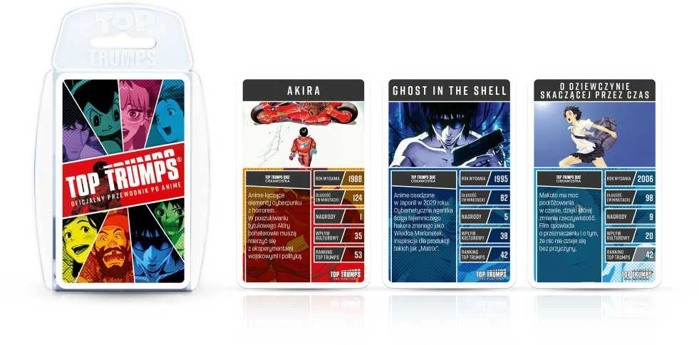 Winning Moves Top Trumps Anime Cards kortų žaidimas