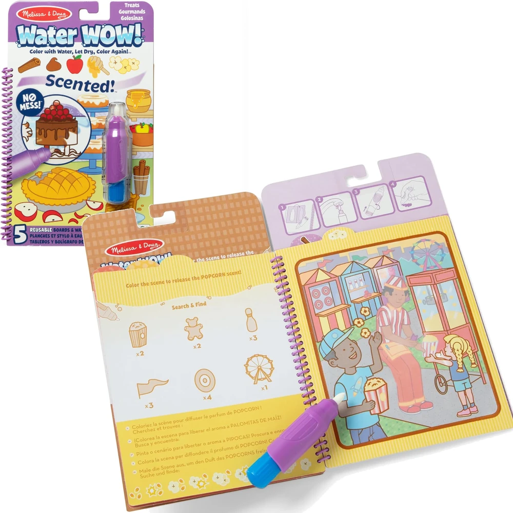 MELISSA & DOUG Vanduo Wow! Kvapnus pagalvėlės