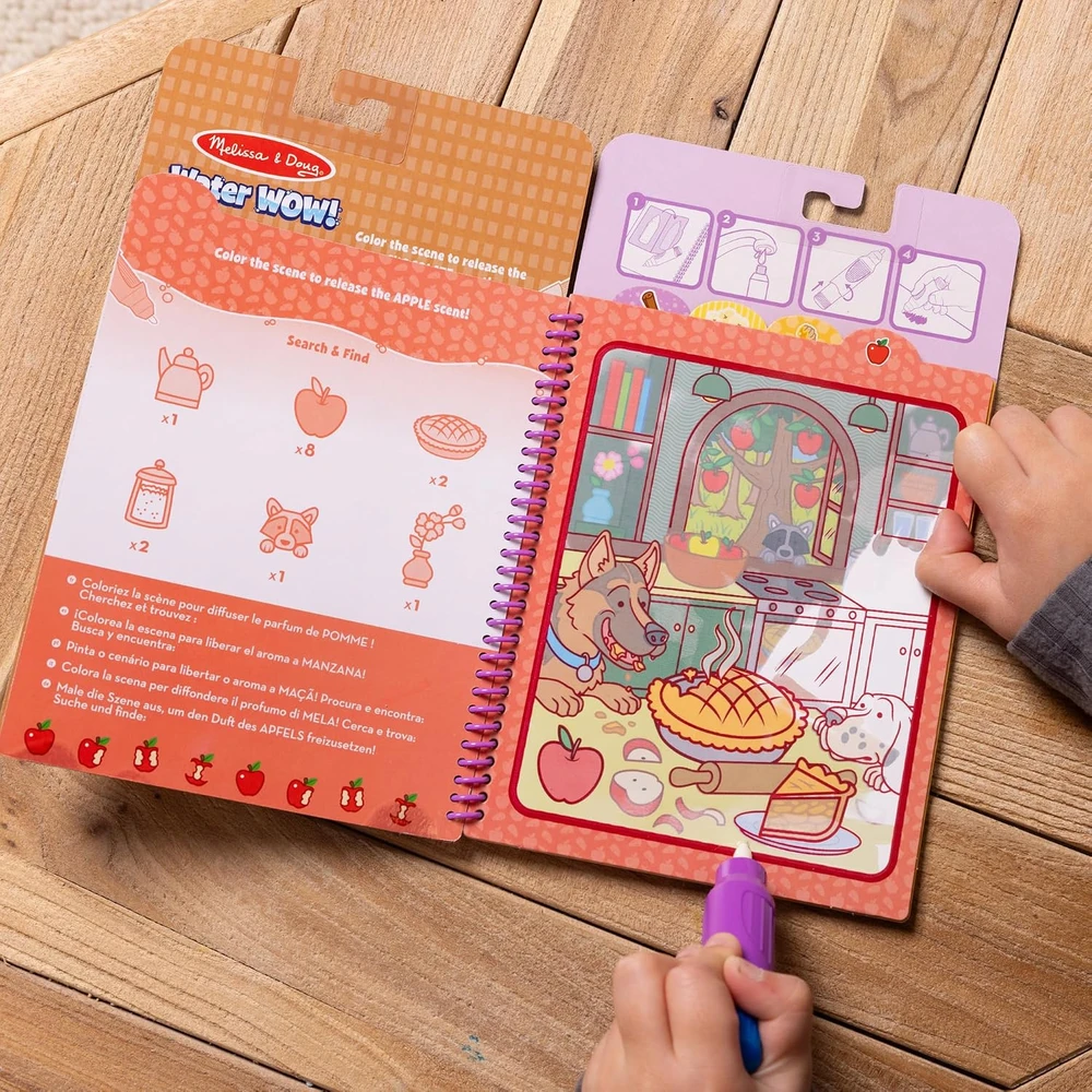 MELISSA & DOUG Vanduo Wow! Kvapnus pagalvėlės