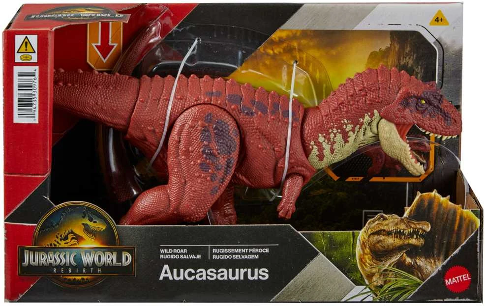 Mattel WORLD Juros pasaulio atgimimo Aucasaurus dinozauro figūrėlė 32,5 cm