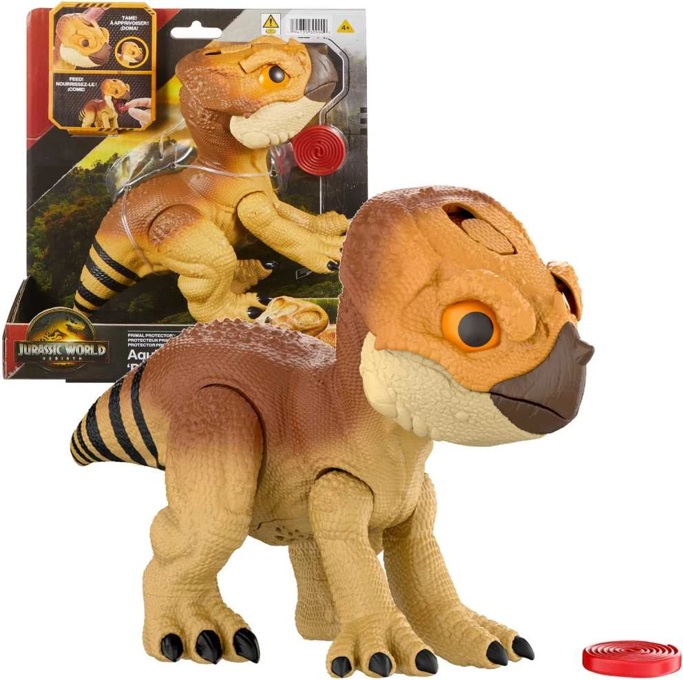 Mattel JURASSIC WORLD interaktyvus dinozauras – Aquilops (JGC01)