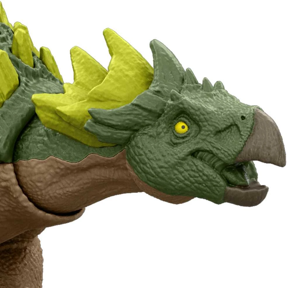 Mattel WORLD Yuxisaurus dinozauro figūrėlė Juros pasaulio atgimimo streiko ataka