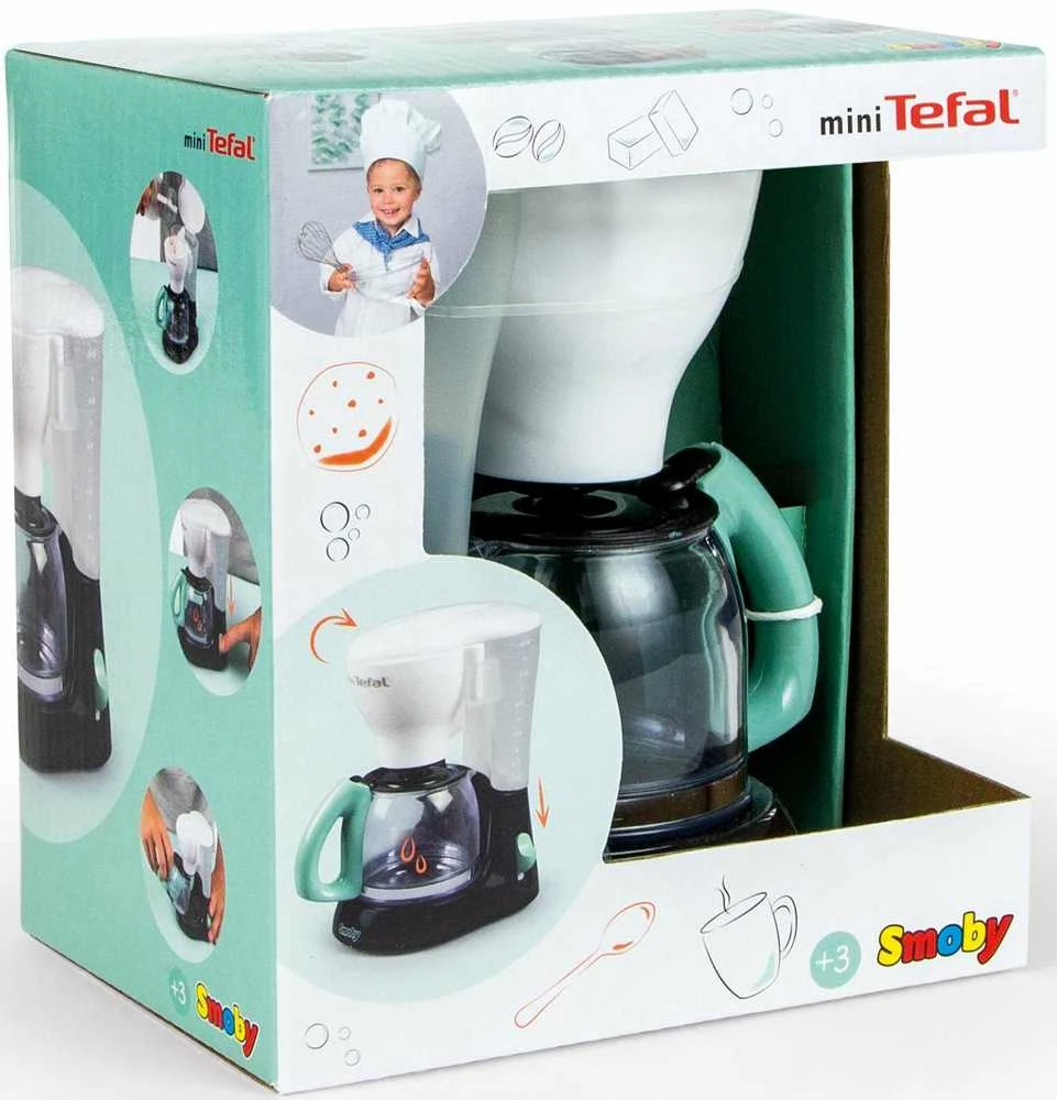 „Smoby Mini Tefal“ namų apyvokos prietaisai espreso mašina vaikams