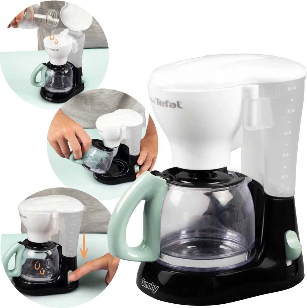 „Smoby Mini Tefal“ namų apyvokos prietaisai espreso mašina vaikams