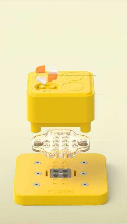 Žaislinis reguliuojamas skylučių perforatorius Hole Puncher mėlynas biuro reikmenys CaDA 108 dalys
