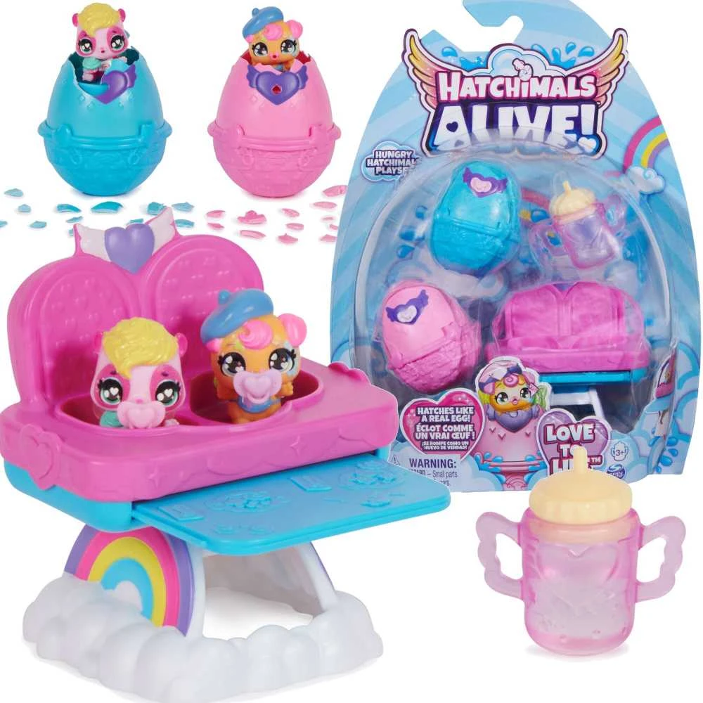 Žaislinis figurėlių rinkinys Hatchimals Alive! Hungry Hatchimals