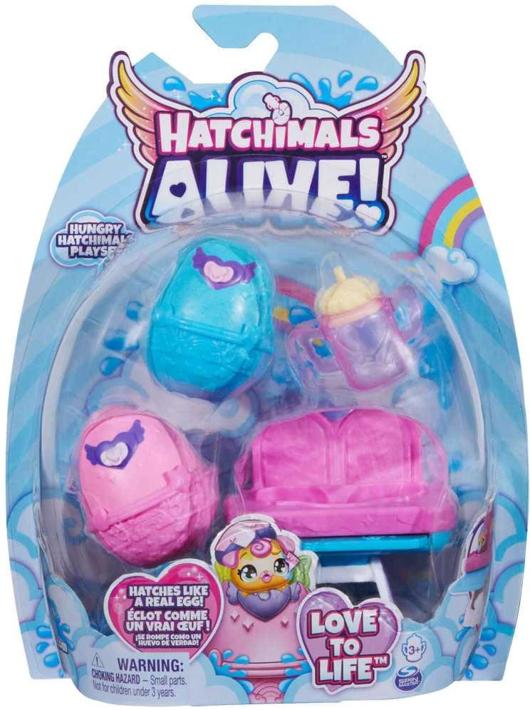 Žaislinis figurėlių rinkinys Hatchimals Alive! Hungry Hatchimals