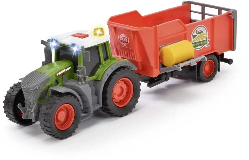 „Dickie Farm Tractor Fendt“ su priekaba 26 cm šienu