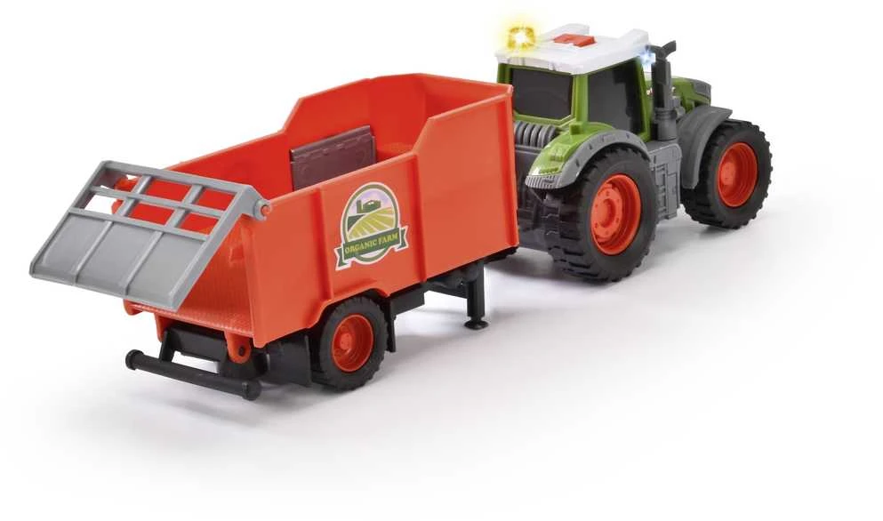 „Dickie Farm Tractor Fendt“ su priekaba 26 cm šienu