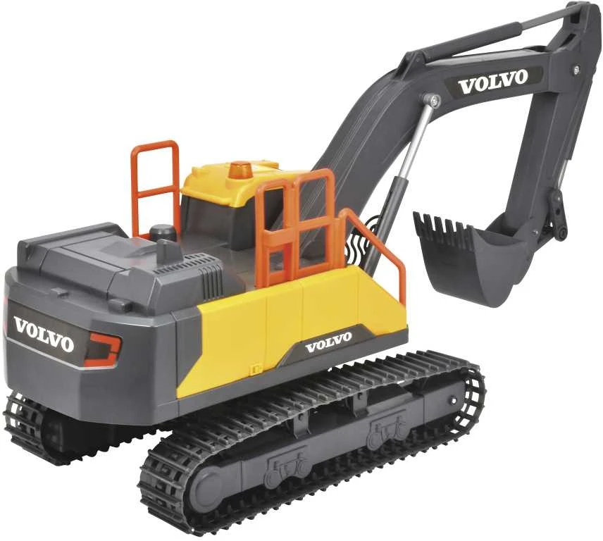 „Dickie Construction Volvo RC“ kasybos ekskavatorius nuotoliniu būdu kontroliuojamas 60 cm