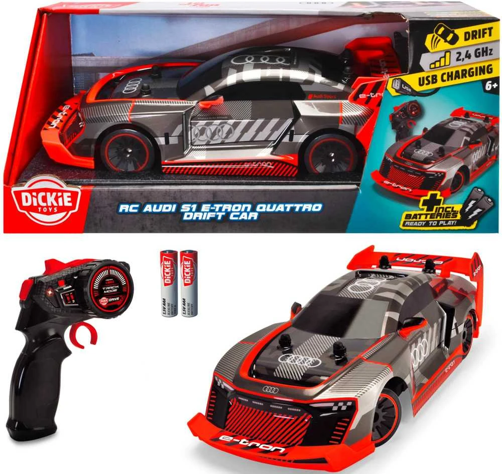 Dickie Dickie RC Audi S1 E-Tron Quattro 2,4 GHz, 1:16 201106011