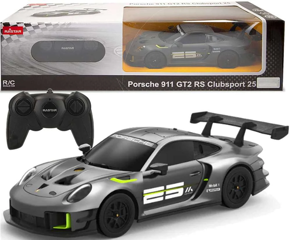 RASTAR 1:24 nuotolinio valdymo automodelis Porsche 911 GT2 RS Clubsport 25, 99700