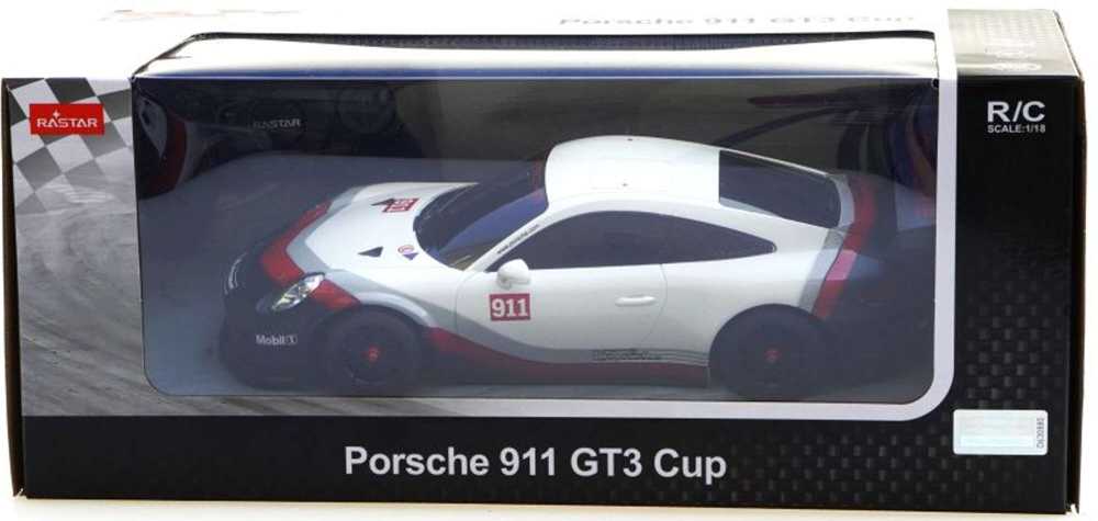RASTAR automodelis valdomas, RC 1:18 Porsche 911 GT3 CUP, 59400