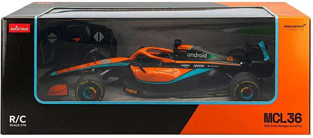 RASTAR 1:18 valdomas automobilis McLaren F1 MCL36, 93300