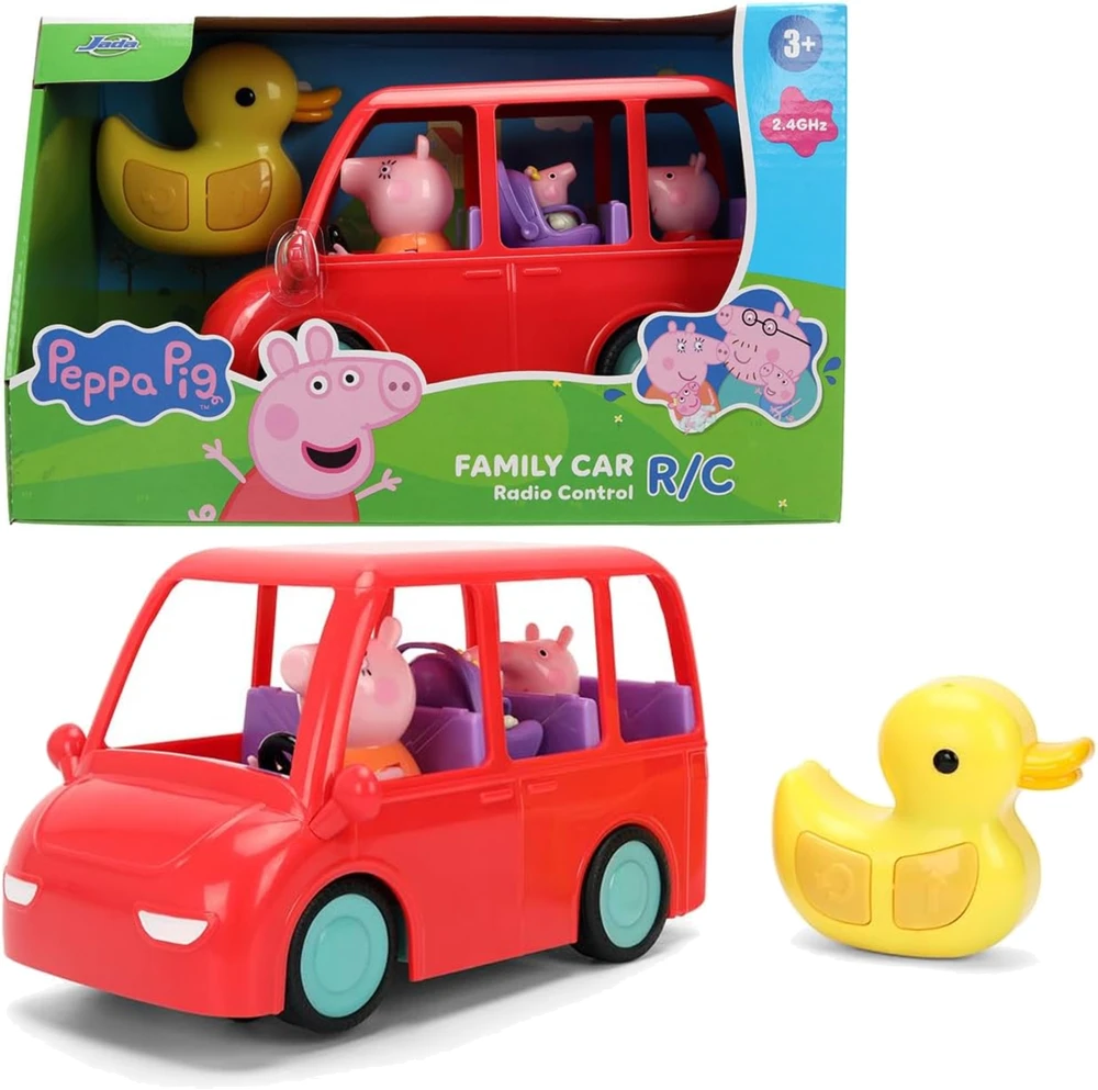 Peppa Pigjada Jada - Peppa Pig - nuotoliniu būdu valdomas šeimos automobilis (9336368314R00)