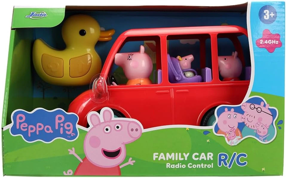 Peppa Pigjada Jada - Peppa Pig - nuotoliniu būdu valdomas šeimos automobilis (9336368314R00)