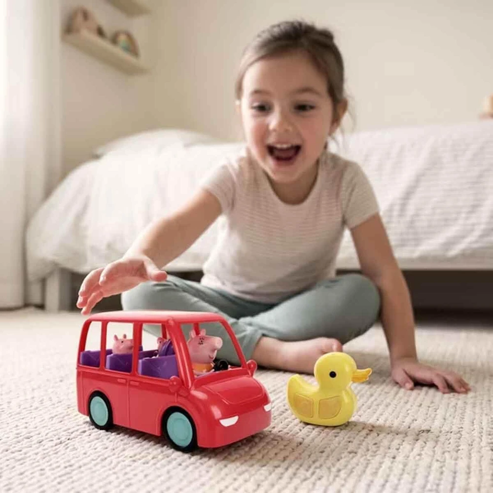 Peppa Pigjada Jada - Peppa Pig - nuotoliniu būdu valdomas šeimos automobilis (9336368314R00)