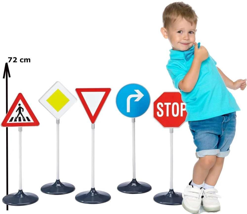 Klein Dideli kelio ženklai, 5 vnt