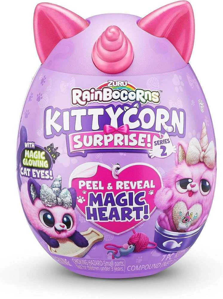 RAINBOCORNS pliušinis žaislas su aksesuarais Kittycorn, 7 serija, 9279