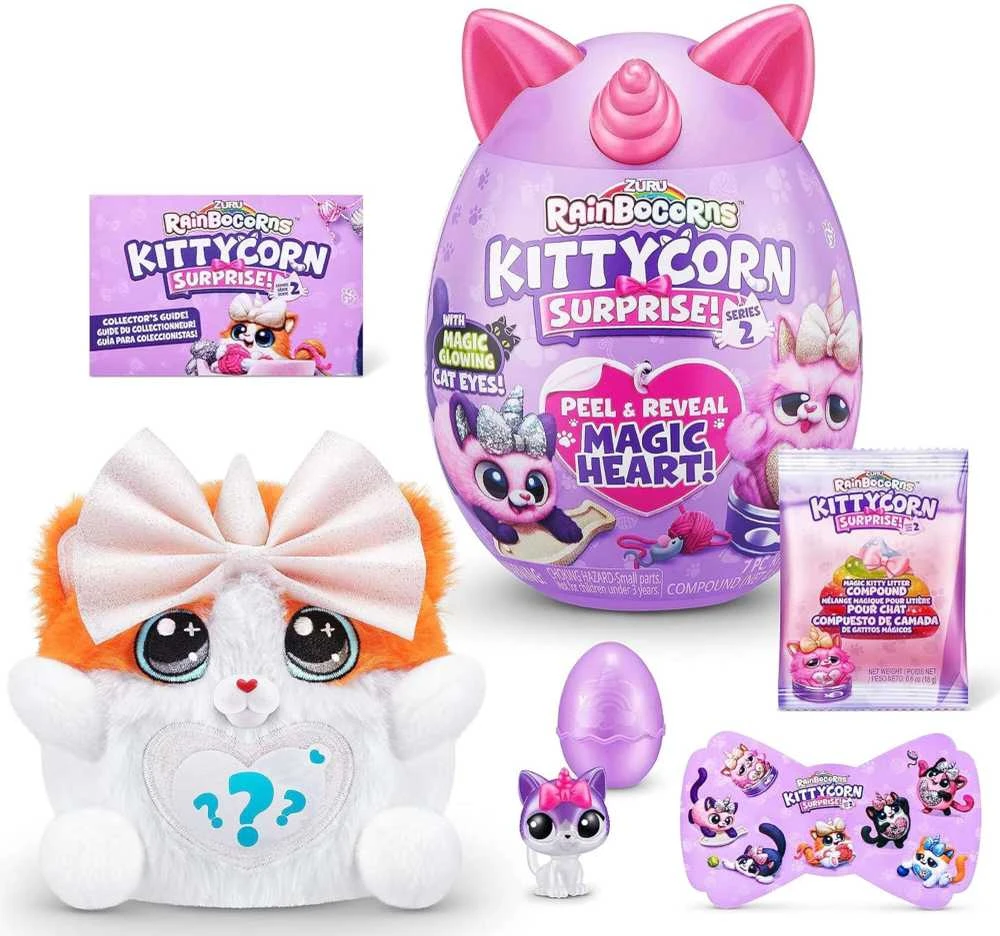 RAINBOCORNS pliušinis žaislas su aksesuarais Kittycorn, 7 serija, 9279