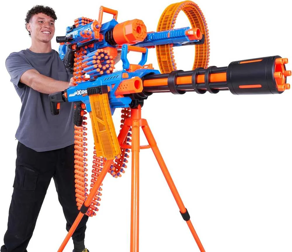 Zuru X Shot Insanity automatinis paleidėjas ir 72 strėlytės
