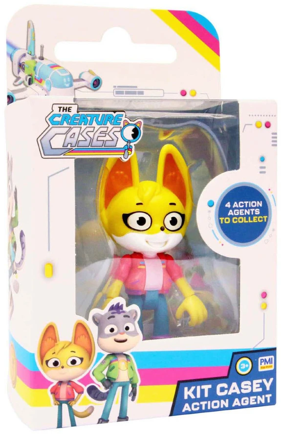 Gyvūnų mįslės figūrėlė Kit Casey 8 cm The Creature Cases