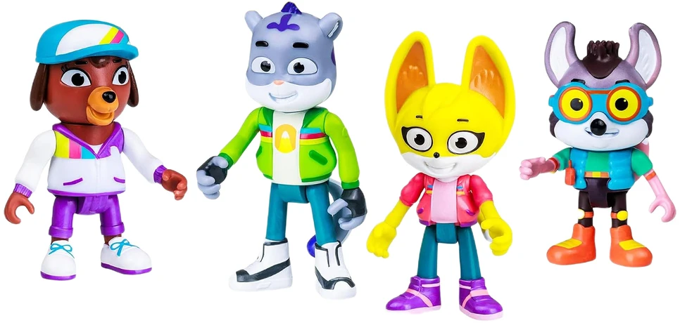 Pmi Kids World CREATURE CASES S1 VEIKSMO AGENTAI 7,5 CM - 4 vnt. pakuotė
