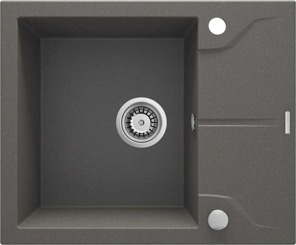 Deante granitinė virtuvinė plautuvė Deante Andante, ZQN_T11A, Anthracite