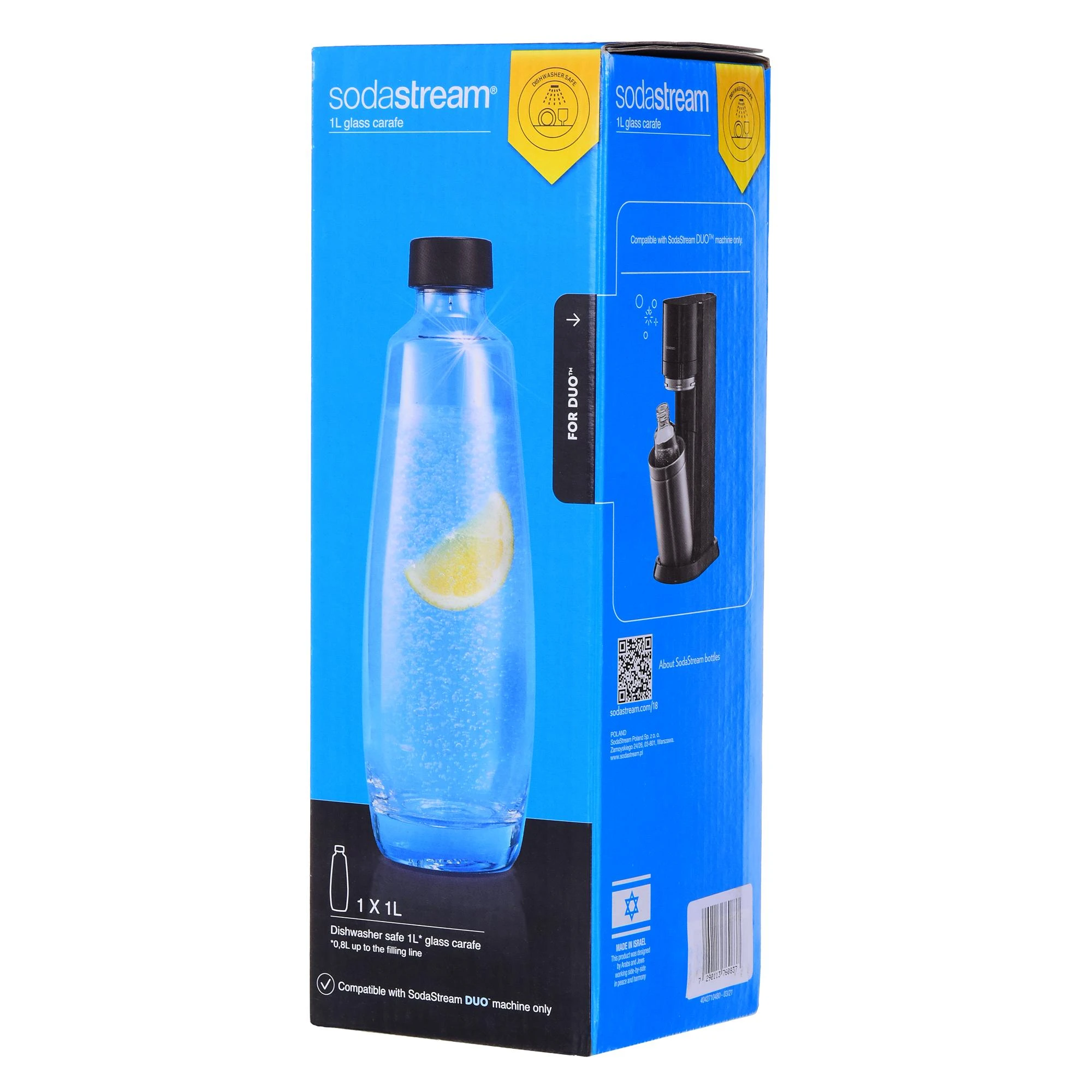Stiklinis buteliukas SodaStream Duo, 1l