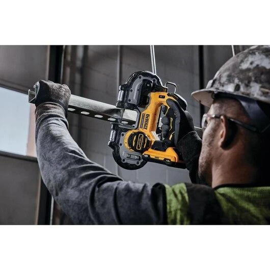 Juostinis pjūklas DeWalt DCS377NT; 18 V (be akumuliatoriaus ir pakrovėjo)