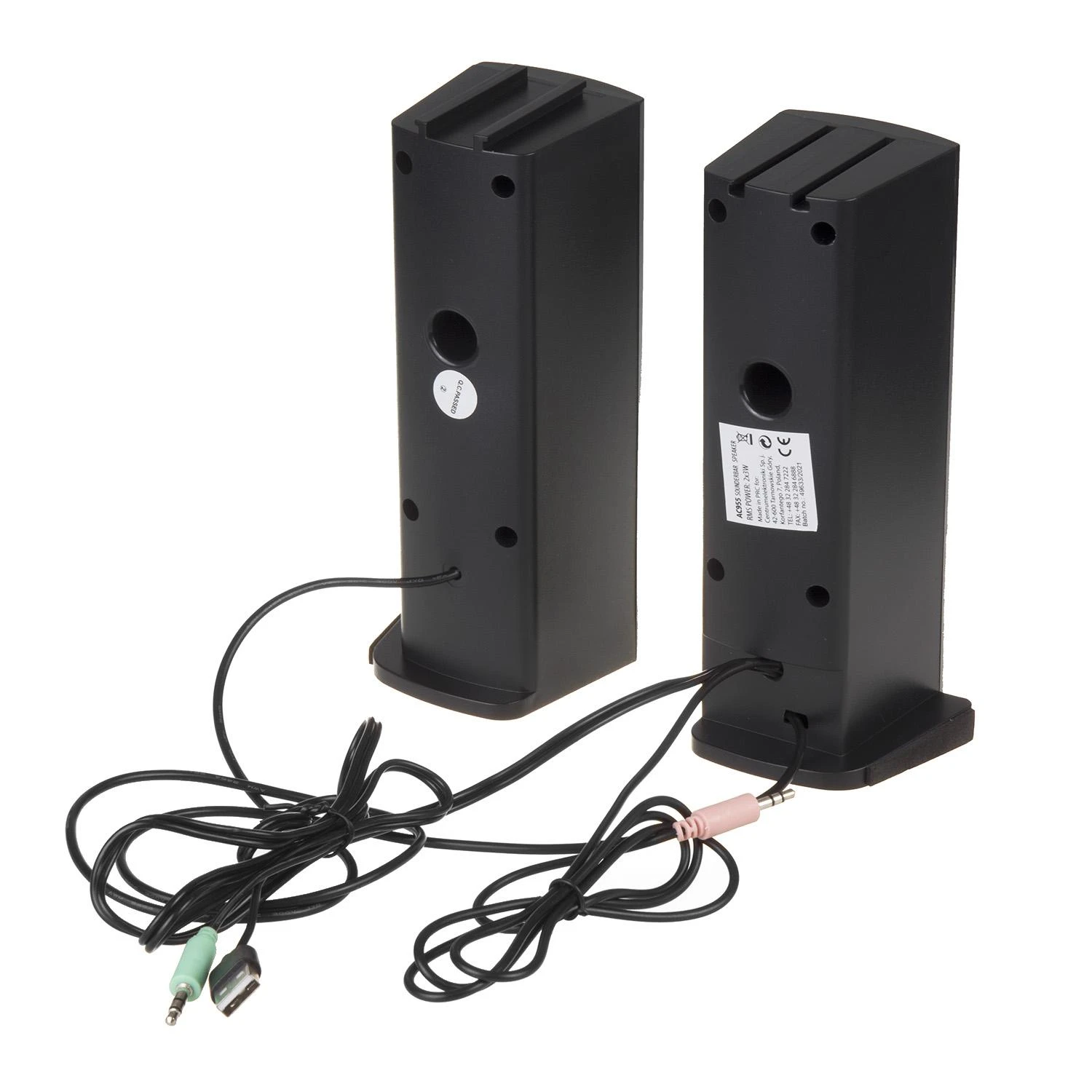 Kompiuterio kolonėlės Audiocore Garso sistema RGB LED Stereo Gaming