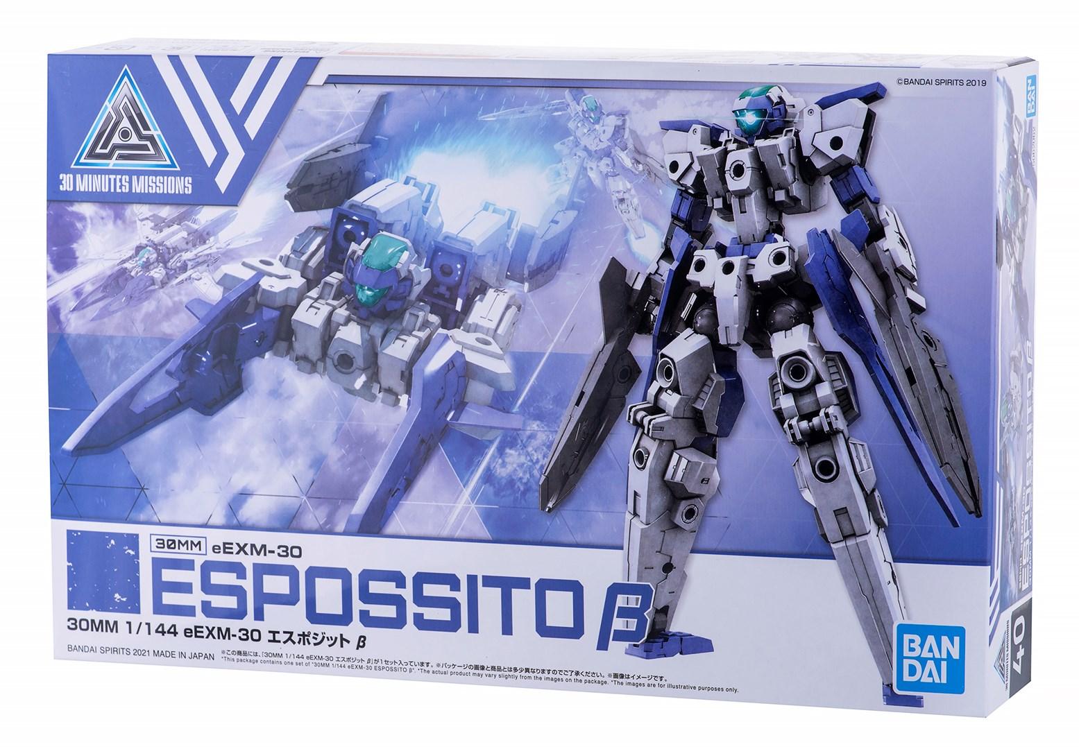 Bandai 30MM eEXM-30 Espossito β surenkamas modelis 1/144 62062