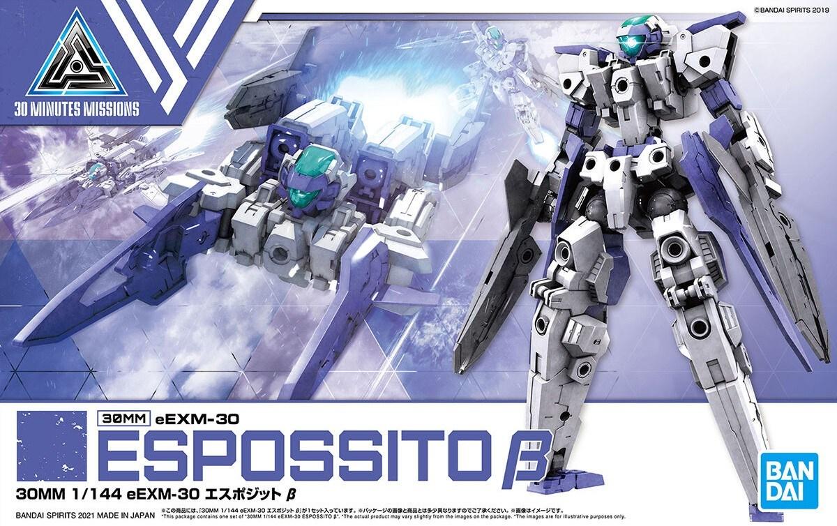Bandai 30MM eEXM-30 Espossito β surenkamas modelis 1/144 62062