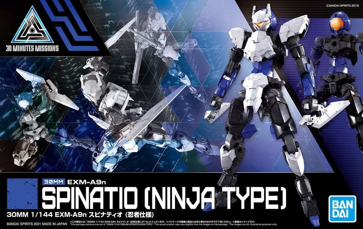 Bandai 30MM Spinatio Ninja Type EXM-A9n modelis 1/144, 61657