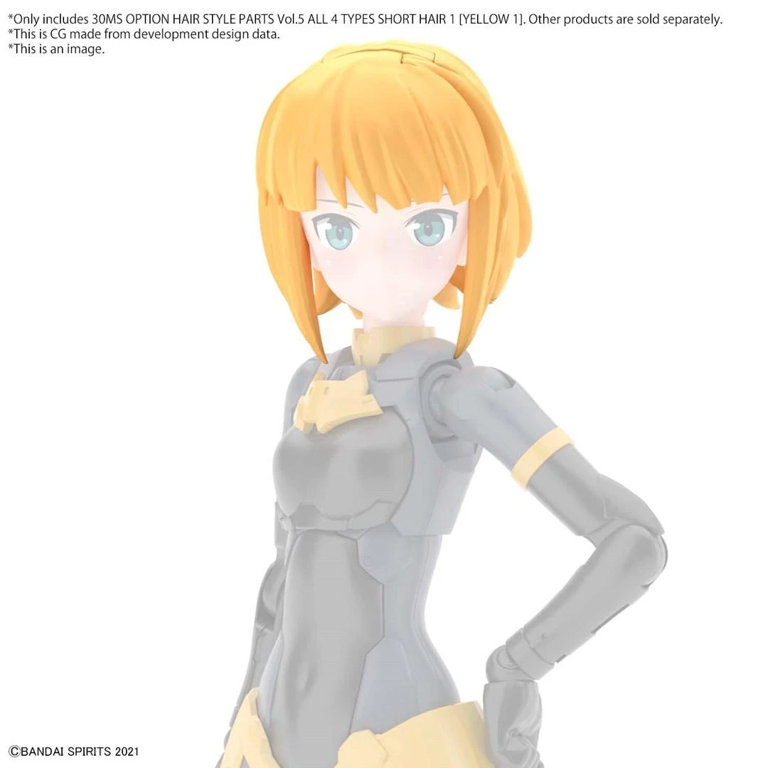 Bandai 30MS papildomos šukuosenų dalys Vol.5 – visi 4 rinkiniai