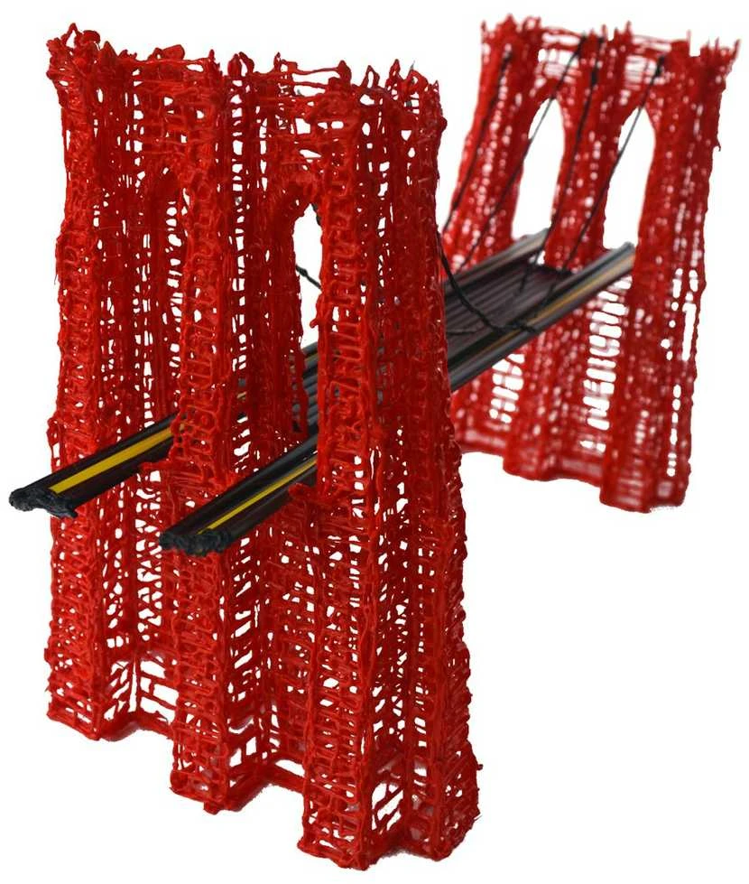 3Doodler for Create ir PRO | FLEXY | 3 mm | 25 vnt. Raudonės lankstai