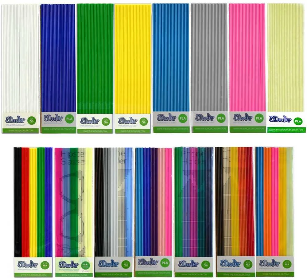 Mėlyna 3Doodler for Create ir PRO | PLA | 3 mm | 25 vnt. Mėlynos sala